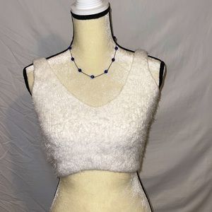 Knitted crop top